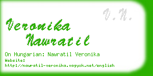 veronika nawratil business card